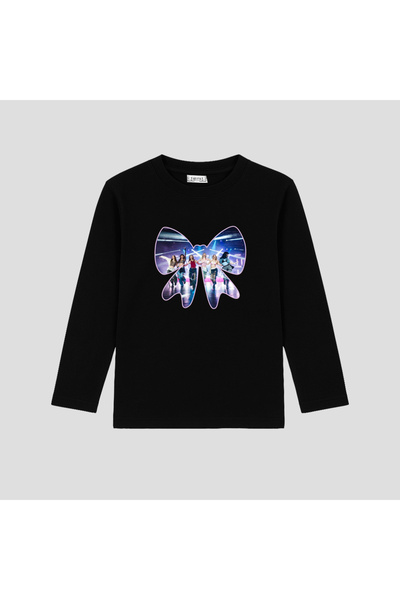 TeNeT تي شيرت مطبوع بأكمام طويلة من مانيفست ميوزيك جروب (LBL530 S) (4-13 سنة)