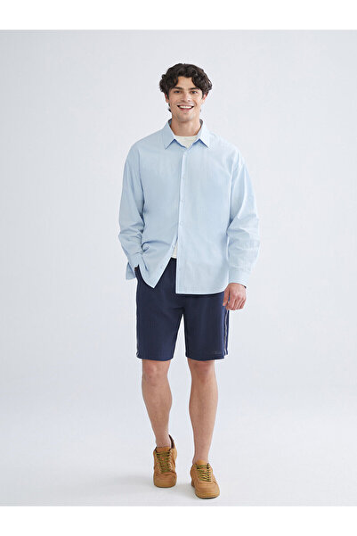 LC Waikiki Xsidelacivert Rahat Kalıp Keten Görünümlü Erkek Şort