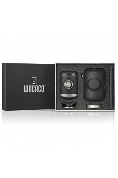 Wacaco Portable manual coffee maker Picopresso, No refill, 80 ml, 18 bar, Open portafilter, Black