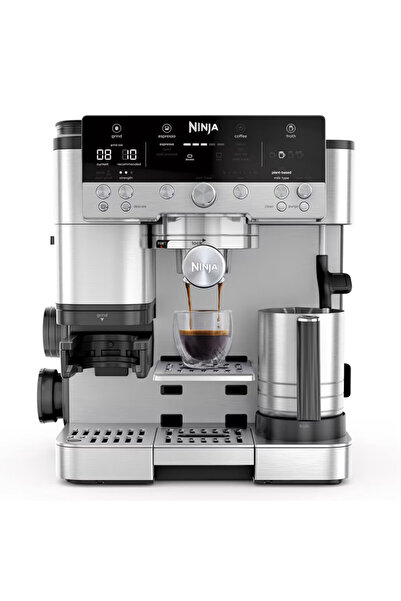 NINJA 3in1 coffee machine Luxe Café Premier ES601EU, 1650W, 15 bar, 2 l, Barista Assist, Steel/black