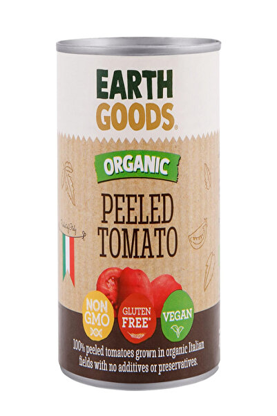 Earth Goods Organic طماطم مقشرة عضوية 400 جرام × 6