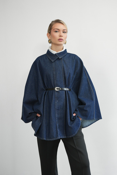 Molly Nelly Жіночий поясний котловий плащ-пальто