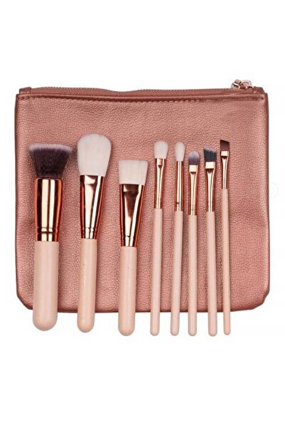de Makeup Brush Set, GOLD EDITION-8 pieces+bag 35.00 lei