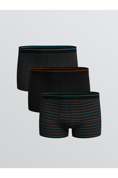 LC Waikiki Set de 3 boxeri flexibili pentru bărbați din bumbac de formă standard