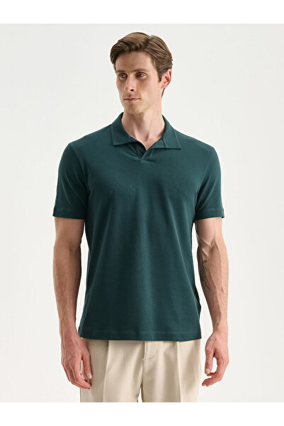 LC Waikiki تي شيرت رجالي من SOUTHBLUEPetrol بياقة بولو بيكيه