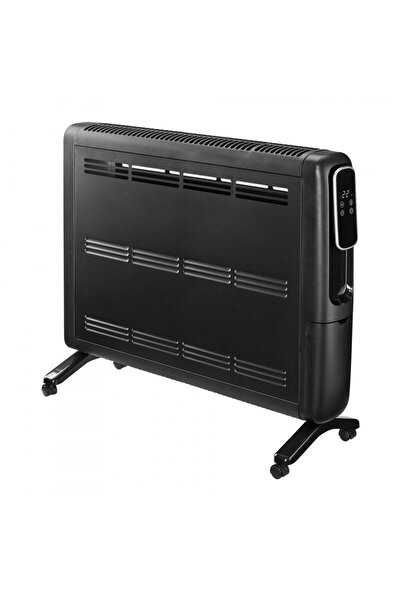 FİNLUX Radiator electric FR-2477, 2400W, 25m2, 2 niveluri, Wi-Fi, Telecomandă, Anti-răsturnare și sigur pentru copii, Negru