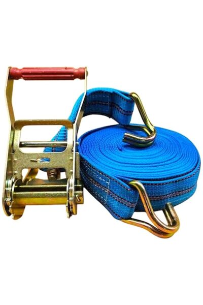 LEIBOO Chinga Ancorare cu Crichet 5000 Kg, 10 Metri, 5 cm, Maner ergonomic, A...