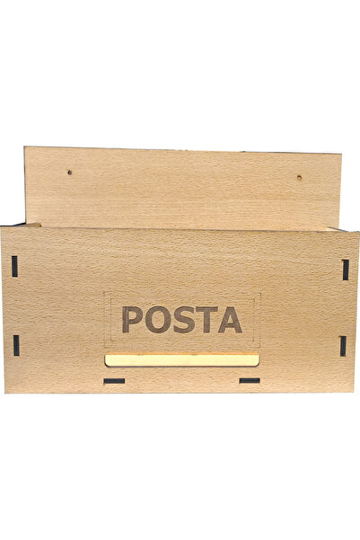 mars tasarım Apartman Ortak Fatura & Posta Kutusu Ahşap - 5 mm Kalın
