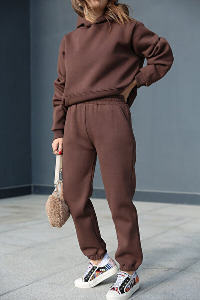 YAKAMEL SET DE Trening Premium Moale cu Glugă pentru Femei