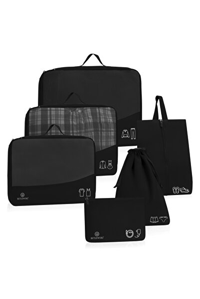 Other BPO-02 NEGRU 6 organizatoare pentru valiză TRAVEL