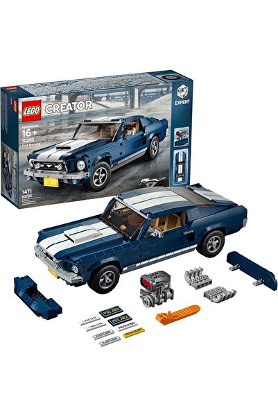 LEGO مجموعة بناء فورد موستانج 10265 من كريتور إكسبيرت - نموذج سيارة حصري متقدم لهواة الجمع