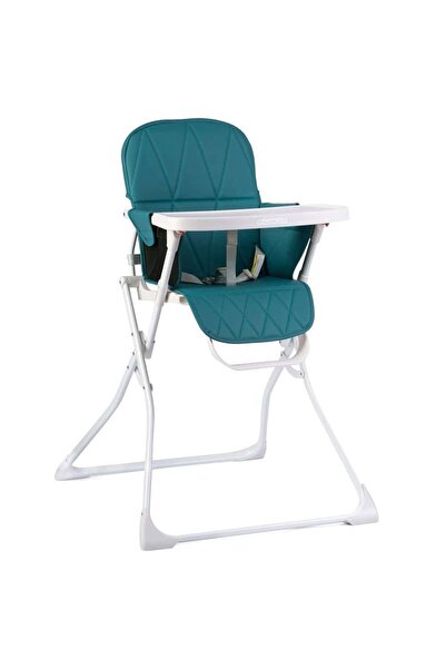 Ricokids Scaun de masa bebe, cadru metalic, centura de siguranta in 3 puncte, pliabil, tava detasabila, al...