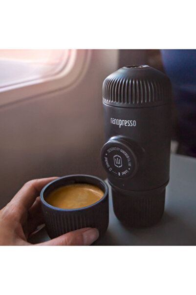 Wacaco Espressor portabil Nanopresso Classic, adaptor NS pentru Nespresso, 18 bar, 80 ml, negru