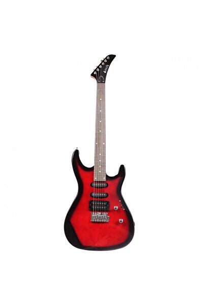 Angel AEG09-RD Transparent Wine Red Burst Elektro Gitar
