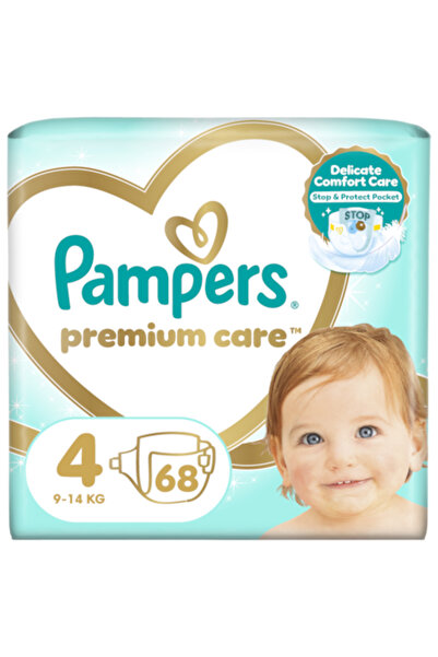 Pampers Premium Care Jumbo Pack Diapers Size 4, 9-14 kg, 68 pcs