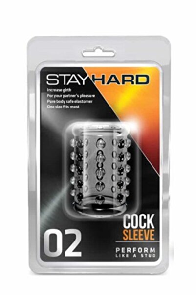 Blush Manson Stay Hard Cock Sleeve 02 Clear