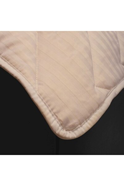 Pucioasa Winter wool quilt with cotton damask cover 200x215cm, Pucioasa, Cappuccino