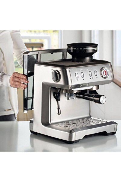 ARIETE Espresso machine ESPRESSO METAL 1313/10, 1600W, 15bar, 2l, Grinder, Pressure gauge, S steel