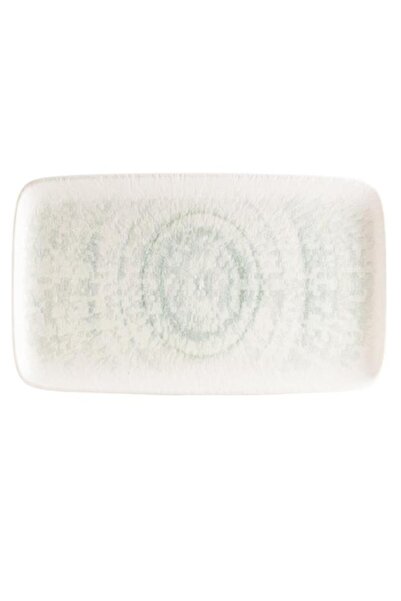 İD FİNE طبق مستطيل من جلاسير كوادرو 37 سم، طقم من 6 قطع