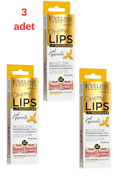 Eveline Cosmetics Oh! My Lips! Hyaluronik Asit Ve Arı Zehiri Ile Dudak Dudak ...