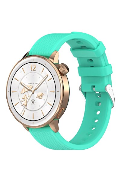 eR D L Universal silicone watch strap, strap width 18 mm, turquoise,