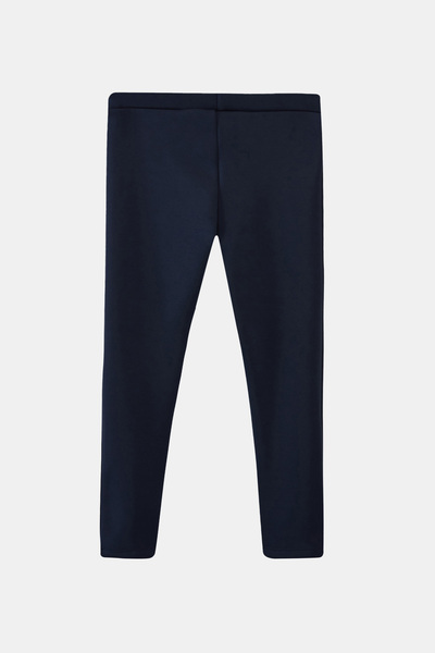 LOVETTI Χειμερινό κολάν για κορίτσια σε σκούρο μπλε ναυτικό με διακοσμητικές τσέπες, βελούδινο εσωτερικό, εξαιρετικά χοντρό