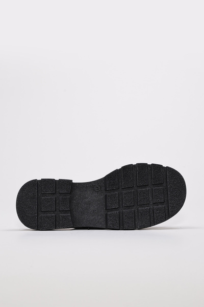 TUGERDİ White Genuine Leather Light Sole Quality Flat Women's Slippers Tg0971026191331