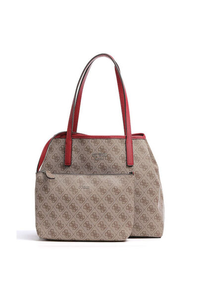 Guess Women's Shopper Bag Vikky Tote Brown Capacious