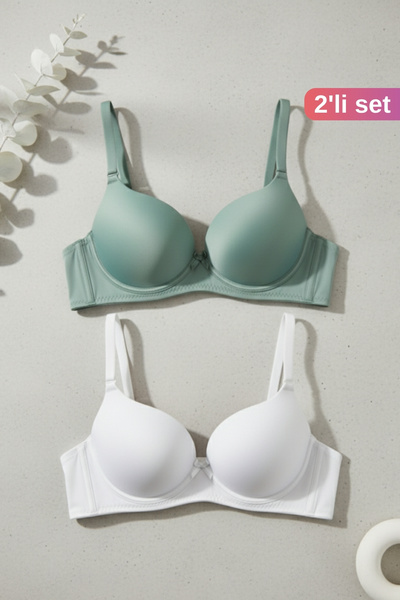 ARMİLLİA DİMODA Sutien fără căptușeală din 2 piese pentru femei – Design conf...