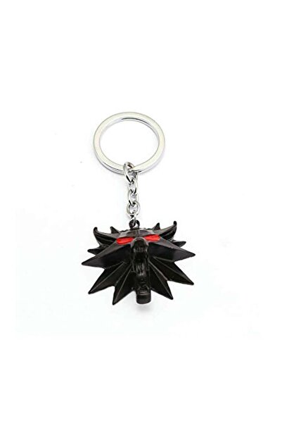 Köstebek Witcher New Red Eye Metal Keychain