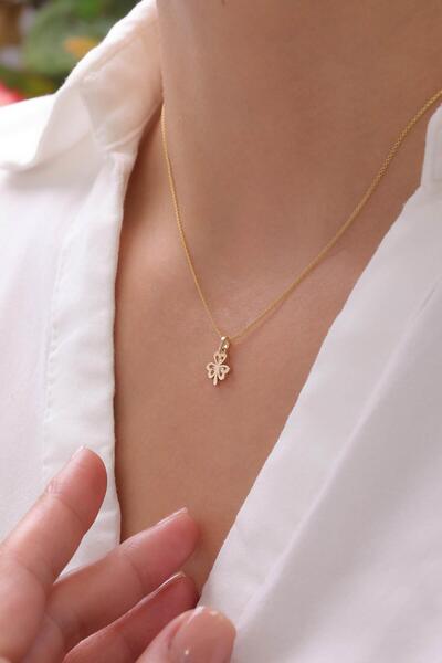 Tufanlar Kuyumculuk 14 Ayar Yonca Altın Kolye Ucu