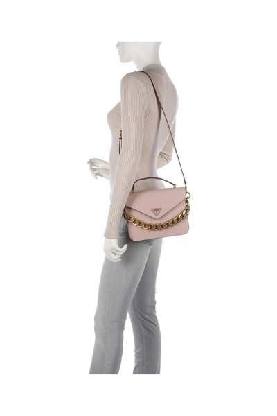 Guess Handbag Women's Retour Pink Crossbody Stylish Letter Bag