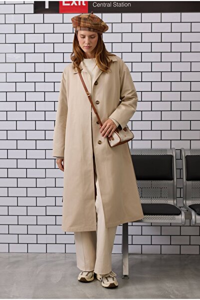 HEQA Minimal Trençkot Soft Kaşmir