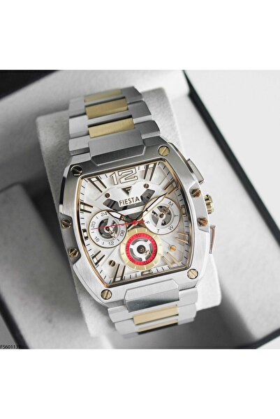 Fiesta Fs601137 Men's Steel Band Wrist Watch
