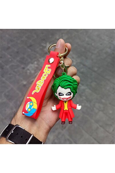 Köstebek ريد دي سي جوكر - سلسلة مفاتيح سيليكون مبتسمة