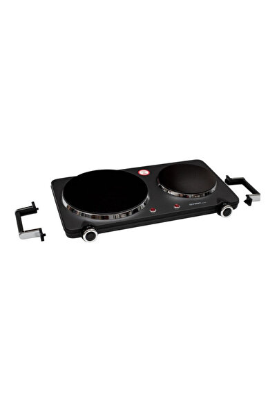 TZS First Austria Double infrared hob First Austria FA-5096-6, 2500W, Thermostat, Handles, Black