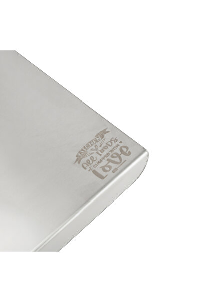 ROYALFORD Table Top Chopping Board RF12995 Big Stainless Steel Cutting Boards Counter-Fit Design