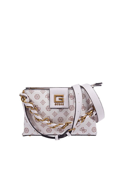 Guess Geantă de mână pentru femei Alva Postbag bej elegant cu lanț