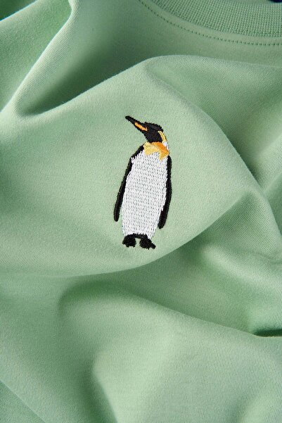 WWF Market Μπλουζάκι Emperor Penguin Premium - Πράσινο Μέντα