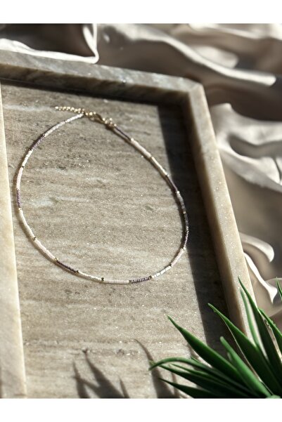 Le'sluette shadow of style Premium Sand Bead Necklace Handmade Basic Summer Trend