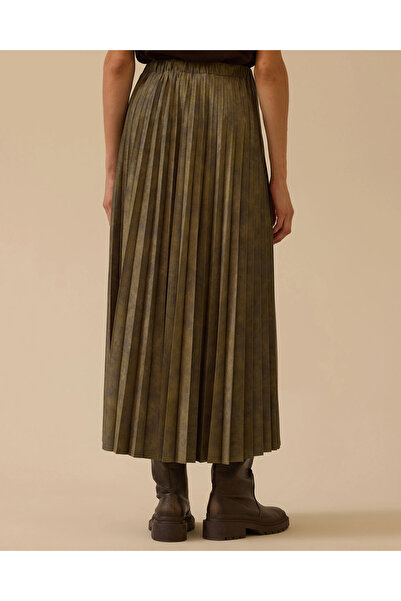 SEÇİL Φούστα από σουέτ με πλισέ σχέδιο