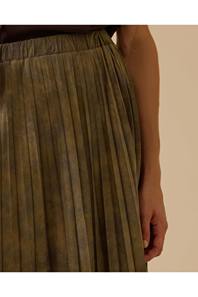 SEÇİL Φούστα από σουέτ με πλισέ σχέδιο