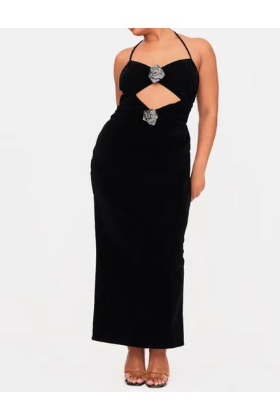 Pretty Little Thing PRETTYLITTLETHING maxi dress, black