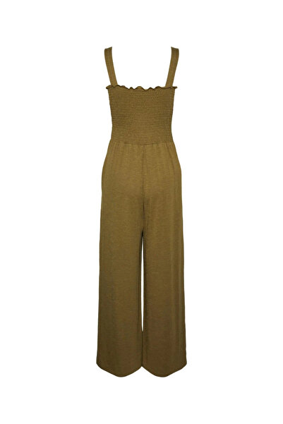 PIECES Pieces long jumpsuit, khaki
