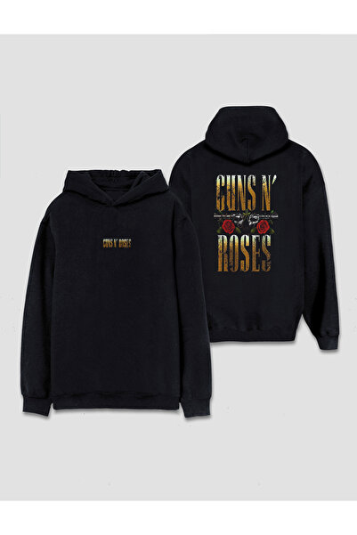 Darkia Göktürk Türk Yazılı Bozkurt Tasarım Baskılı Kapşonlu Sweat Hoodie