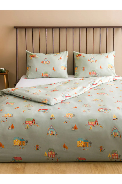 LC Waikiki LCW HOME Baskılı Çift Kişilik Nevresim Seti