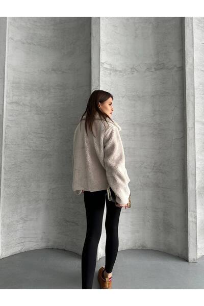 ZF BUTİK Λούτρινο μπουφάν με φερμουάρ