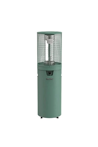 Create Încălzitor de terasă pe gaz, CREATE, Fire Round Heater, 8000 W, salvie