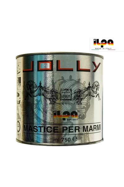 ilpa Κόλλα Μαύρη Μάστιχα για Μάρμαρο, Γρανίτη, Τραβερτίνη και Πέτρα – Jolly T...