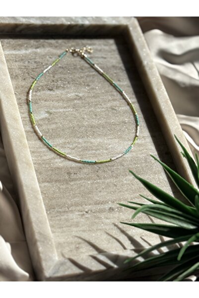 Le'sluette shadow of style Premium Sand Bead Necklace Handmade Basic Summer Trend